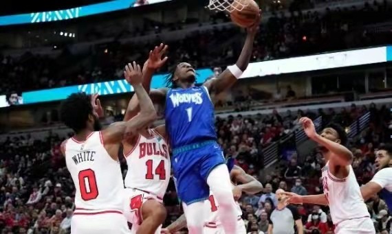  唐斯森林狼双塔发威制服公牛收获四连胜